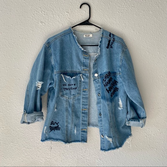 🔴SOLD🔴 Customized Denim Jacket Miller by Riva - Picture 4 of 6